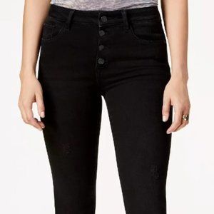 m1858 ALICE Highrise Ankle Knight (Black High Waist Skinny Jeans)